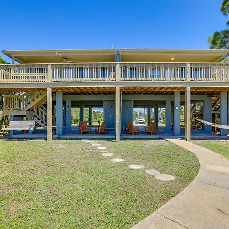 Waterfront Cedar Key Duplex Home Grill And Dock! Exteriör bild