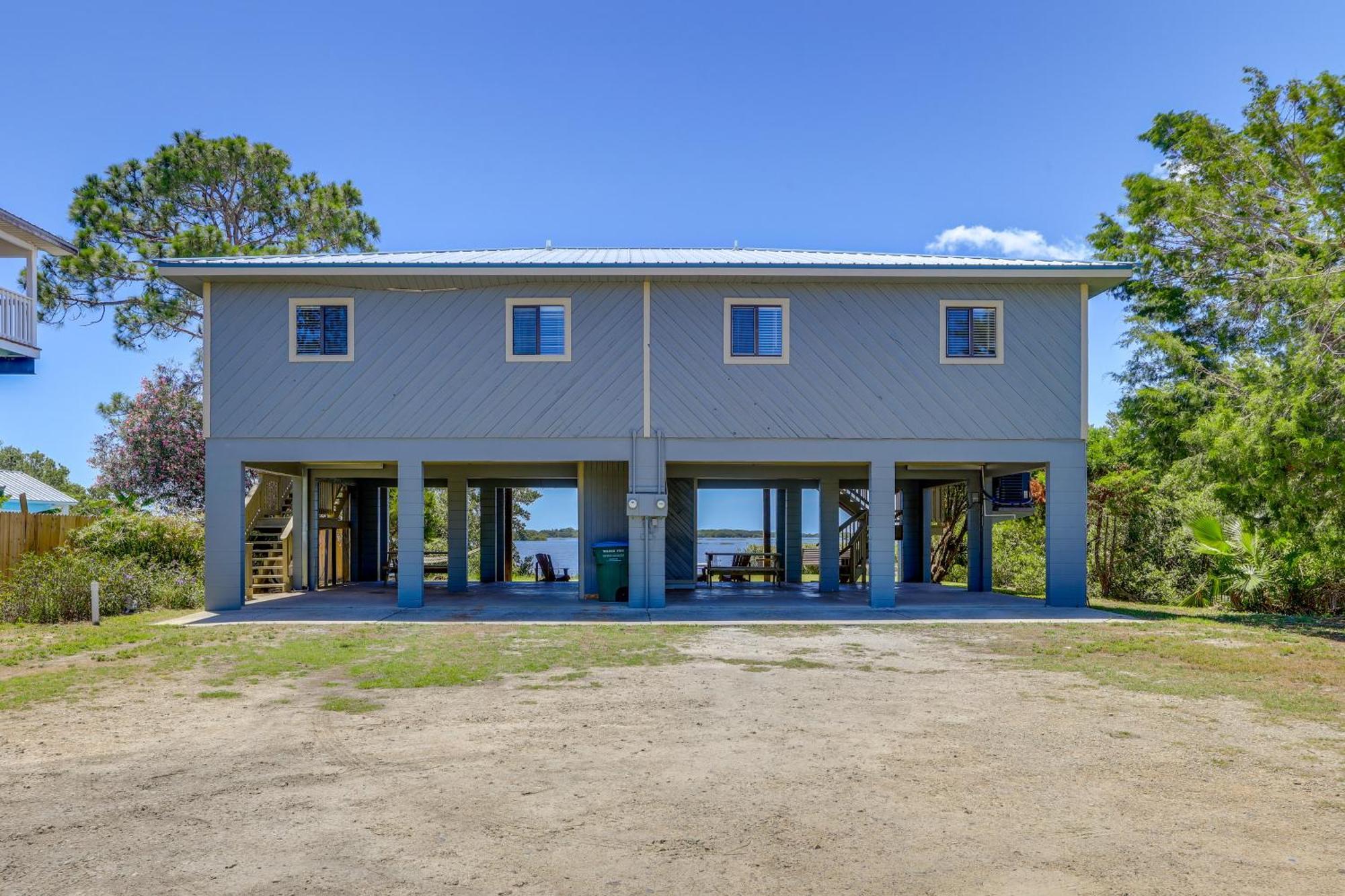 Waterfront Cedar Key Duplex Home Grill And Dock! Exteriör bild
