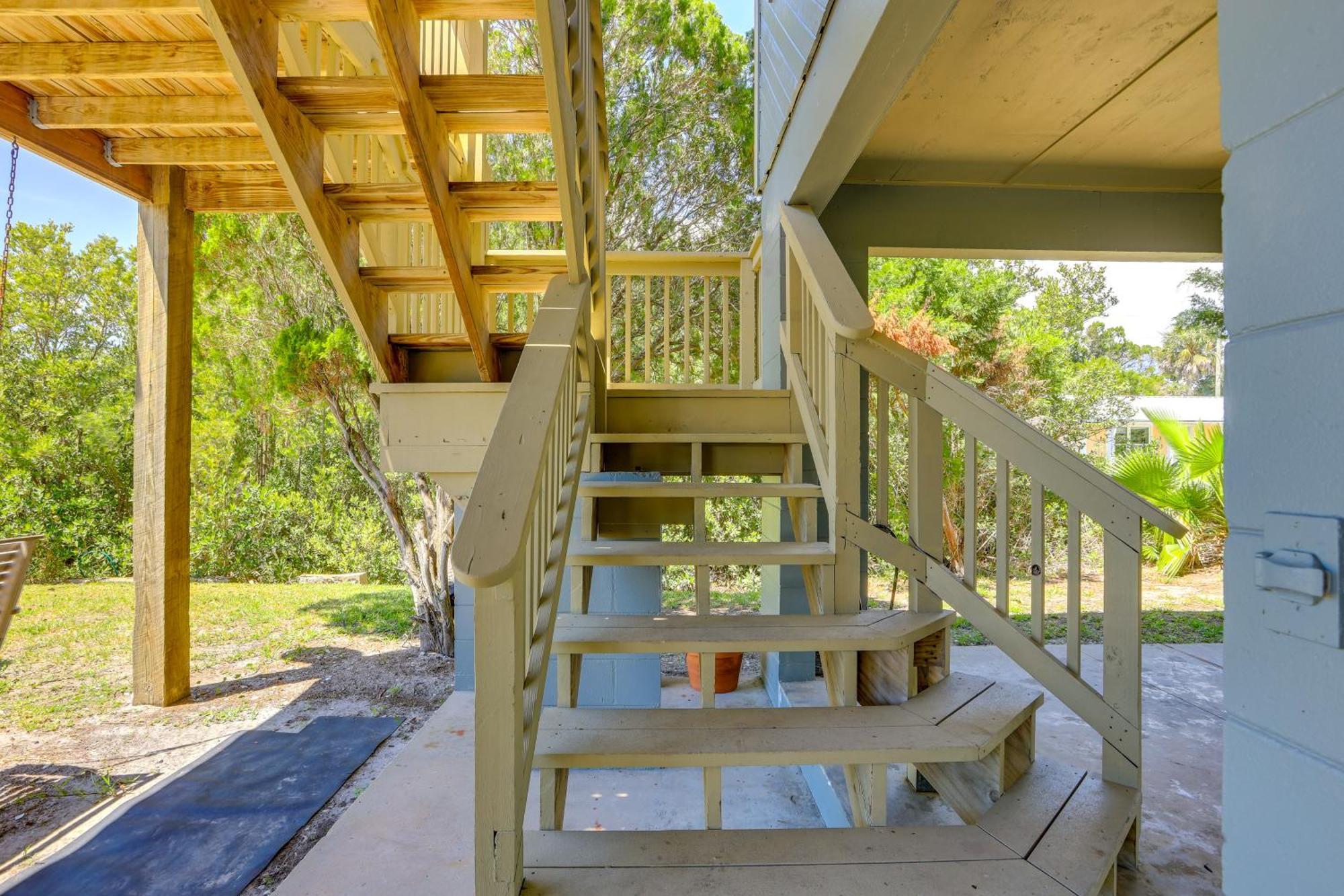 Waterfront Cedar Key Duplex Home Grill And Dock! Exteriör bild