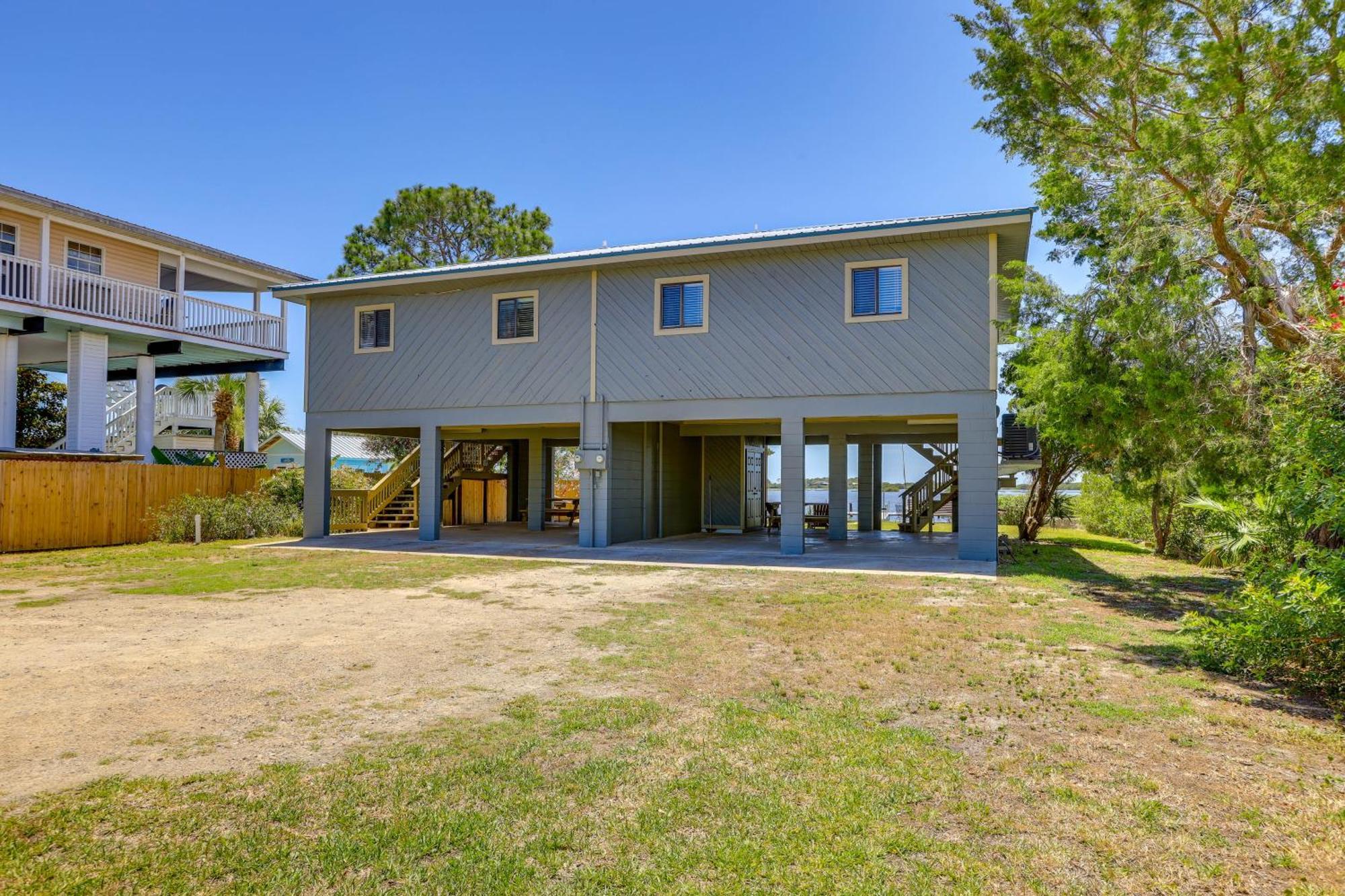 Waterfront Cedar Key Duplex Home Grill And Dock! Exteriör bild